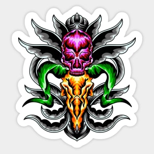 Bones Skull Sacred Sticker